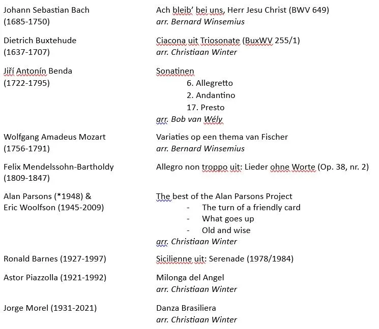 programma Christiaan Winters